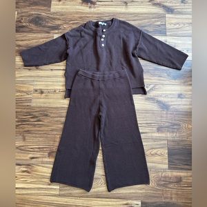 free people hailee sweater set